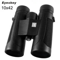 Eyeskey HD 10x42 бинокль спорта на открытом воздухе окуляр Телескоп, Бинокль, телескоп Широкий формат охоты Бесплатная доставка черный