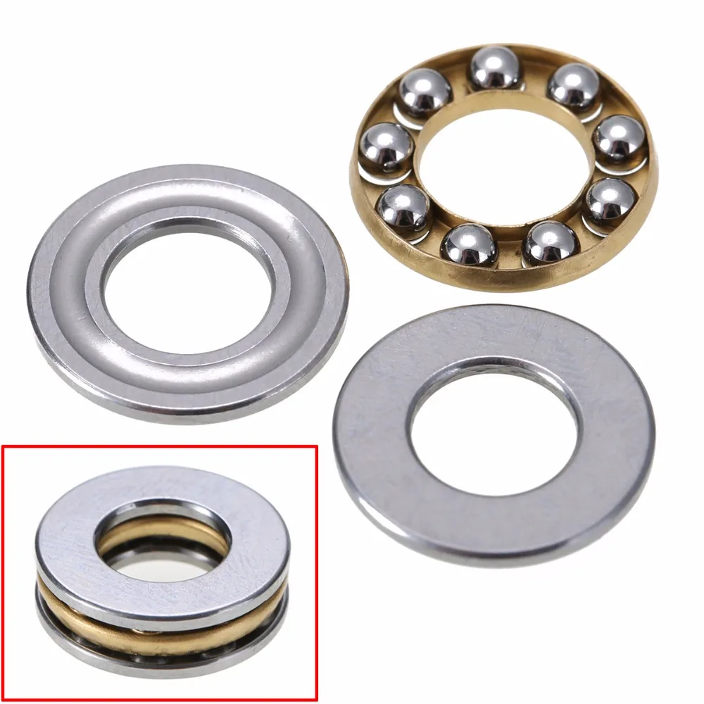 10pcs/set High Precision Miniature Thrust Bearing F8 16M Axial Metal