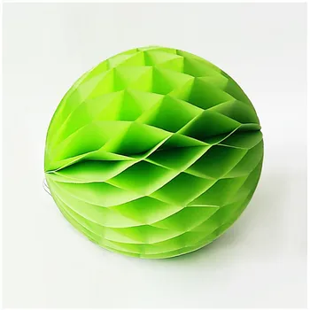 

6pcs 12'' 30cm Grass Green Paper Honeycomb Party DIY Wedding Decoration 12 Colors