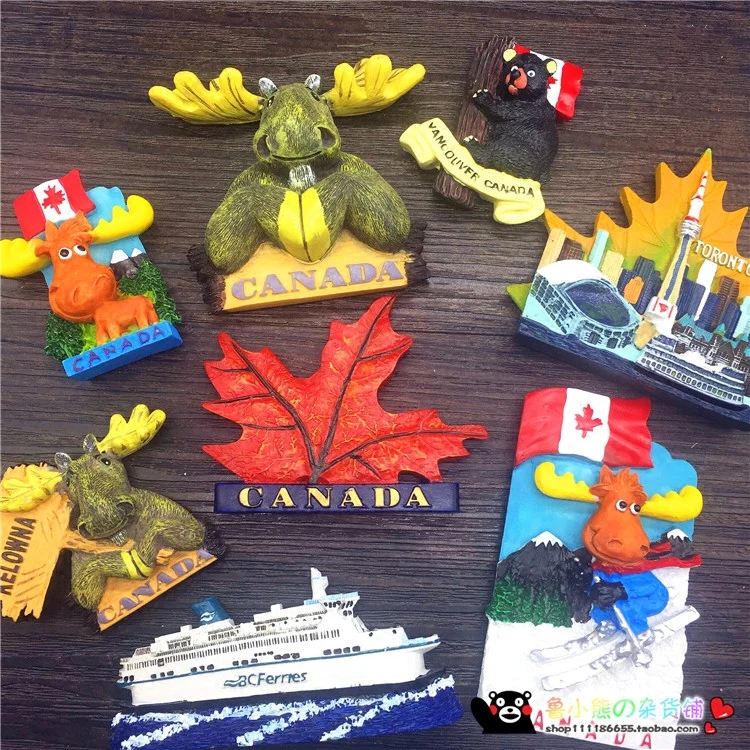 Creative Toronto Tourist Memorial Elk Maple Leaf 3D