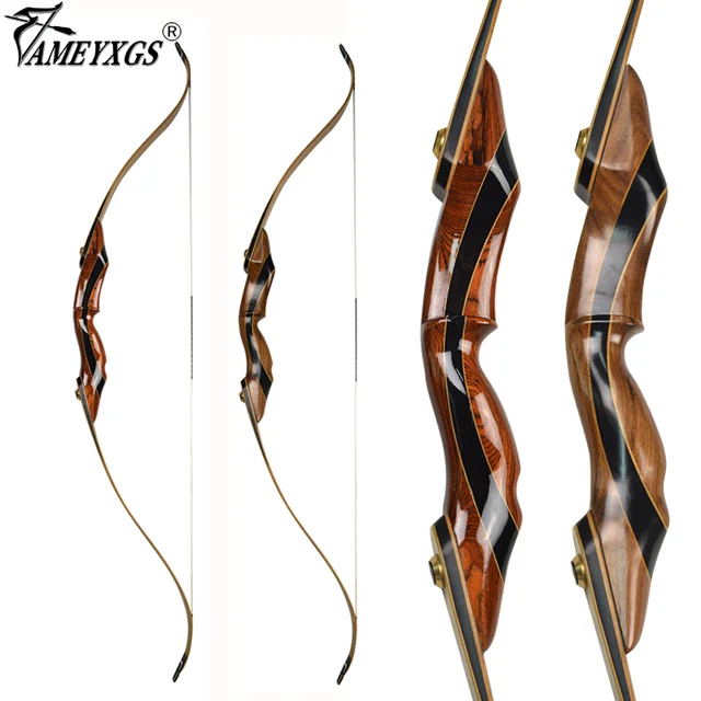  US $149.83 58inch Archery 55lbs American Recurve 32inch Draw Length Detachable Hunting Shooting 