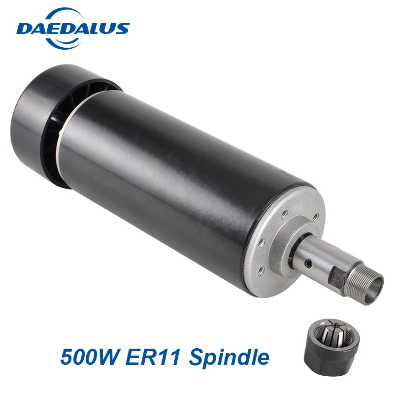 

Engraving Machine Spindle Motor Air-cooling 500W ER11 cnc spindle motor For DC Motor Engraving Milling Spindle Machine