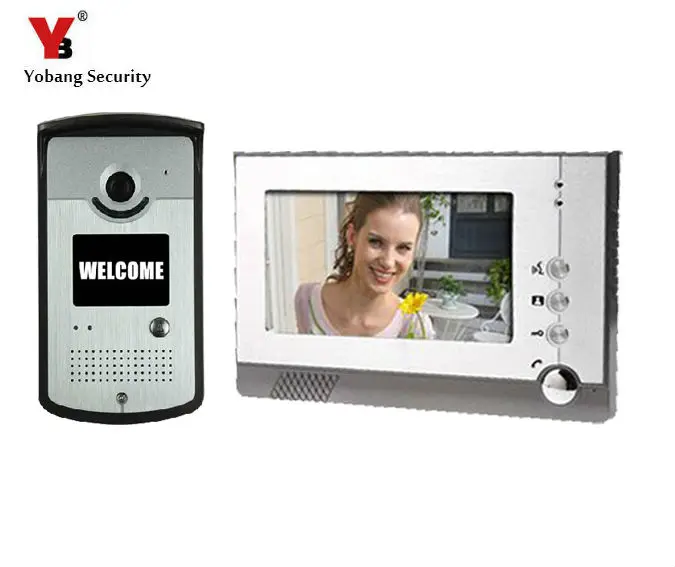 

Yobang Security LCD Without Radiation Video Door Phone Home Security Intercom Doorbell Camera with LCD Monitor Free Shipping