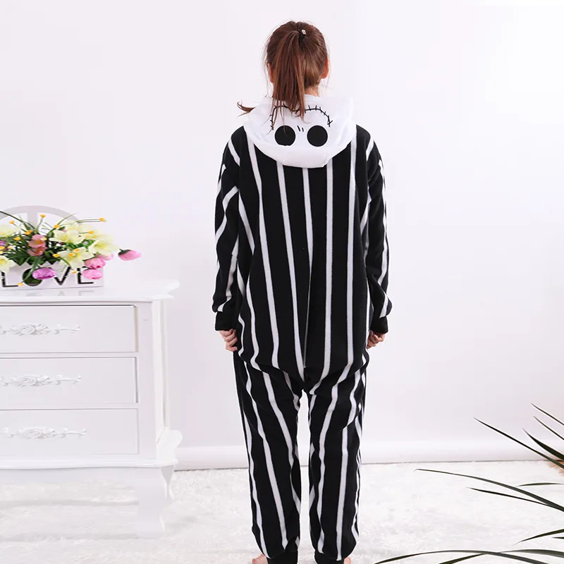 Дизайнерские пижамы с изображением скелета Джека Скеллингтона аниме косплей