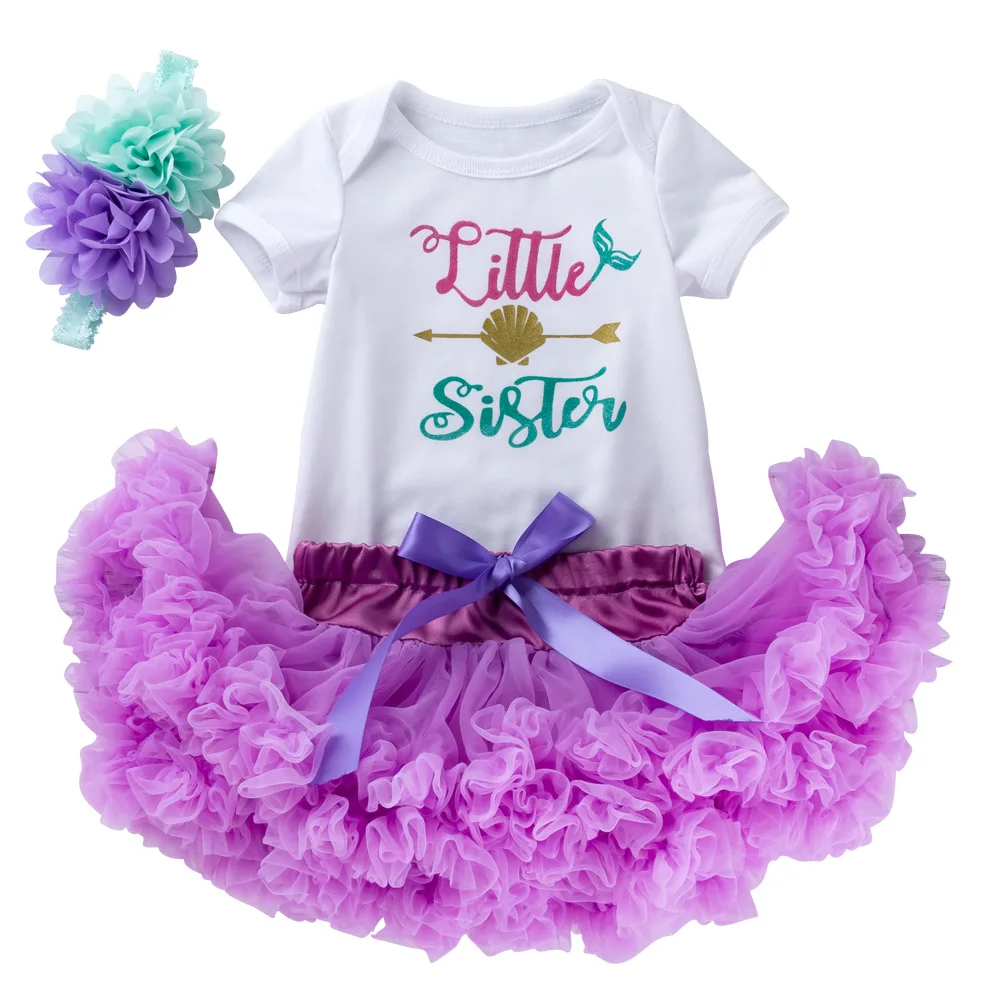 

Newborn Baby Girl Clothes Sets Baby Bodysuit+Skirt+Headband Infant Clothing Bebek Giyim Newborn Baby Outfits Roupa Infantil