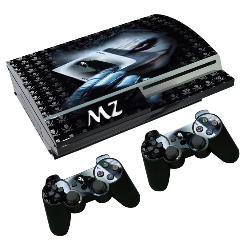 Кожи Стикеры наклейка для PS3 жира Игровые приставки 3 консоли и контроллеры для PS3 жира скины Стикеры винил-DC джокер