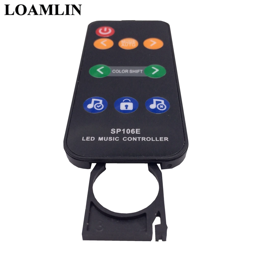 SP106E 9 клавишная Светодиодная лента музыкальный контроллер WS2811/WS2812B/SK6812/1903/6803