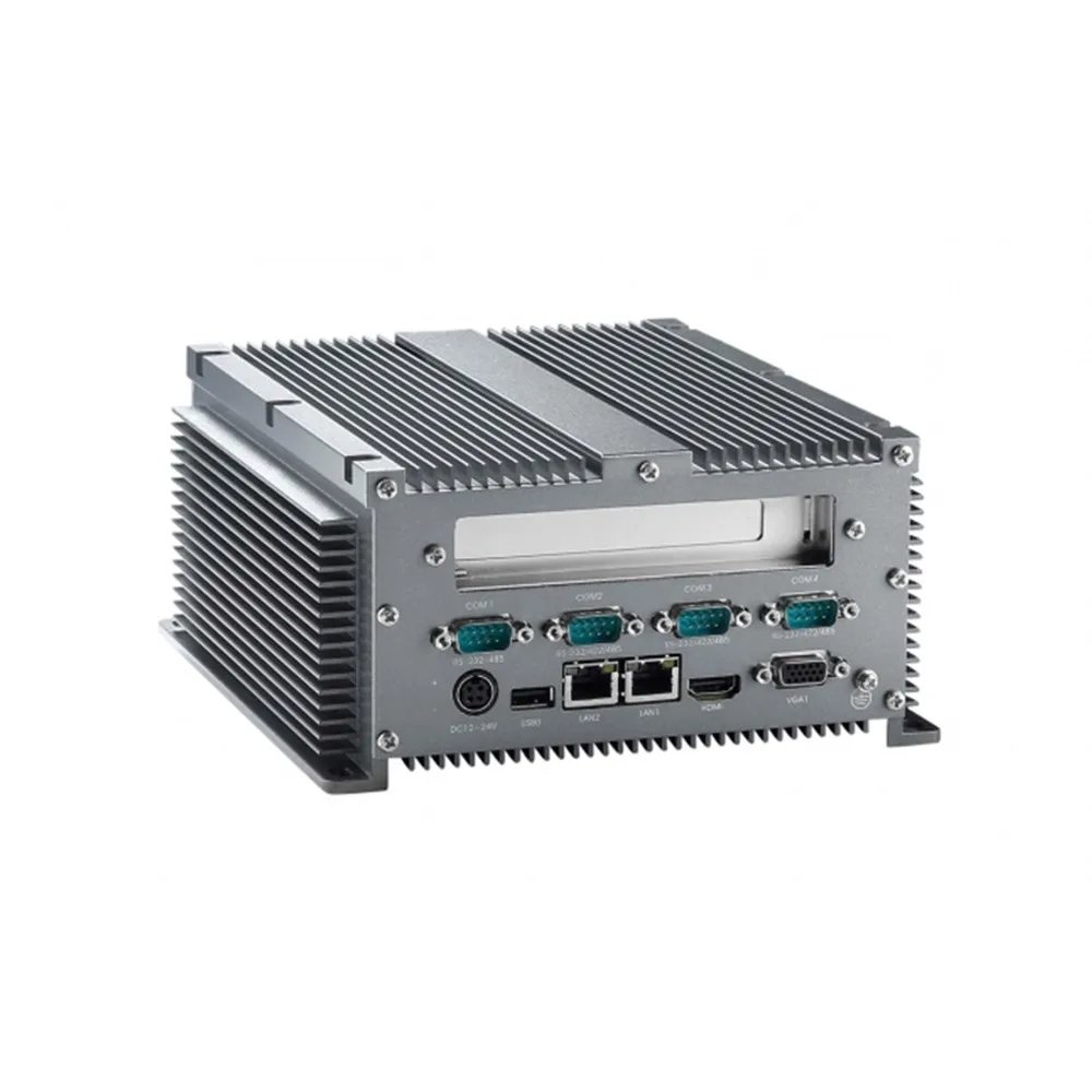 

Fanless Mini PC Celeron1037U 4GB 10xCOM 6xUSB 2xLan HDMI VGA Windows 10 OS Fanless Design Internal Cabless Design Rugged PC
