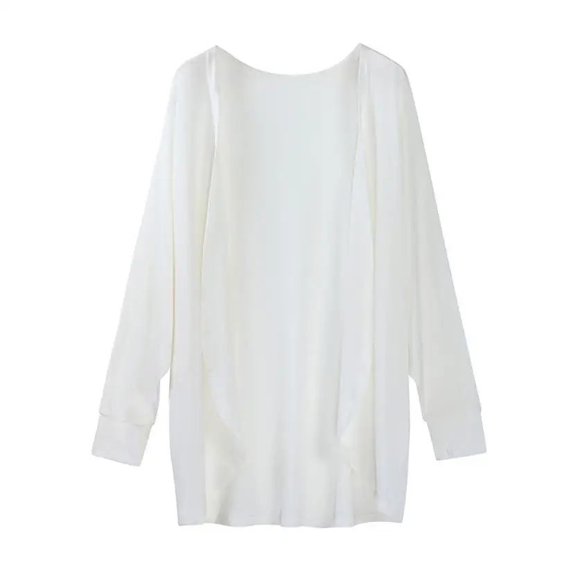 HAMBODER 2018 Womens Kintted Cardigan Sweater Asymmetric Hem Long Sleeve Coat Tops Casual Fashion Coats 18July4 Coats