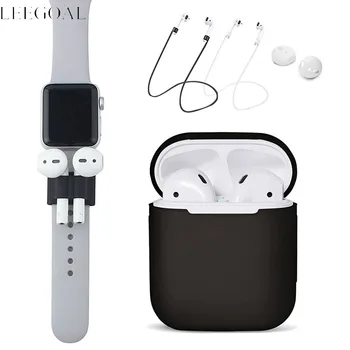 

[Accessories Sets] Anti-lost Silicone Holder for Portable Anti-lost Strap Cord Silicone Protective Eartips for earpods