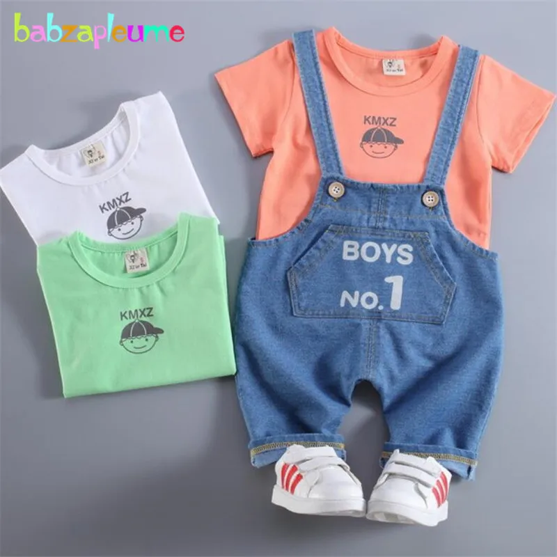 2016 New Baby Boys Suits Summer infant Clothing Short Sleeves Tops