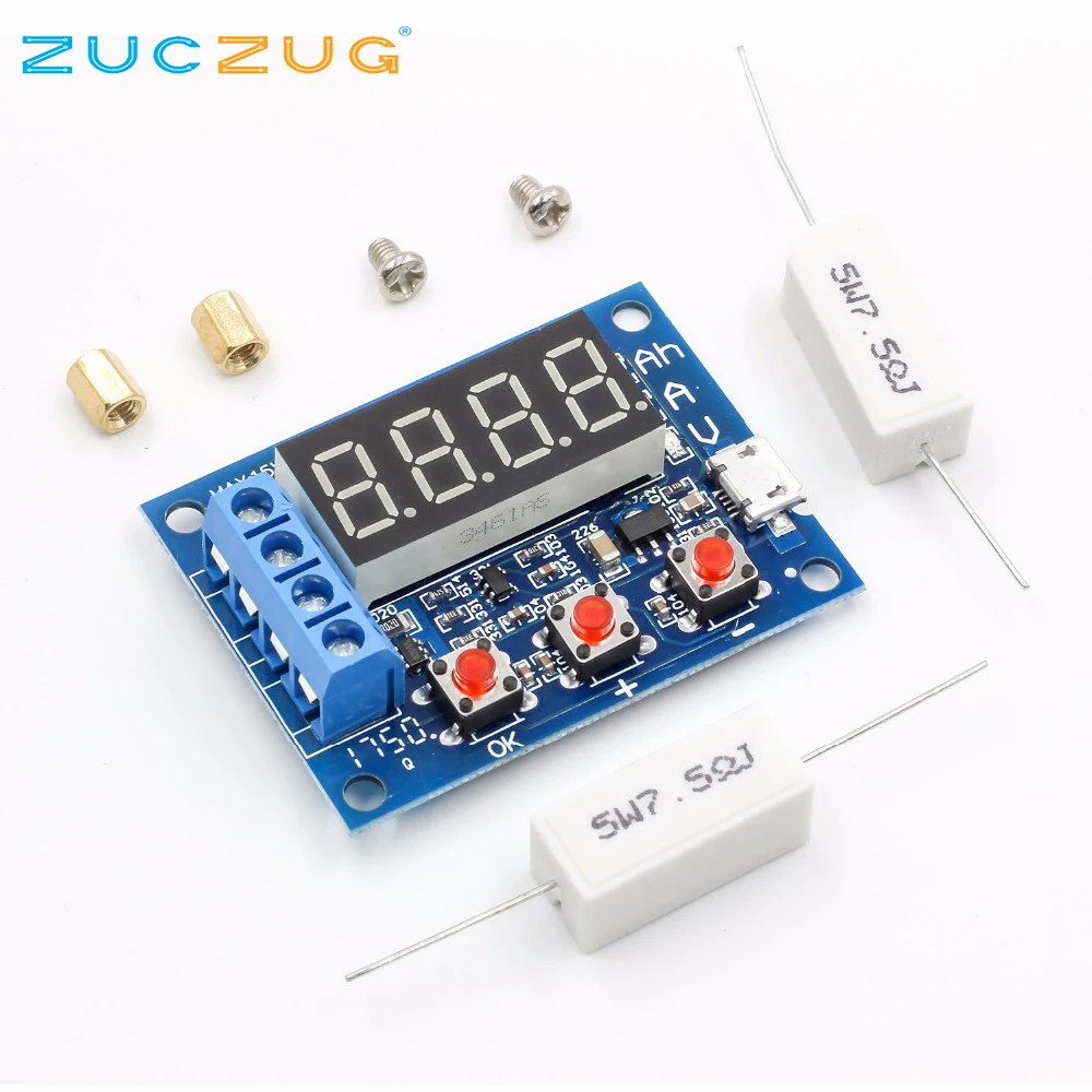 Li-ion Lithium Lead-acid Battery Capacity Meter Discharge Tester Analyzer
