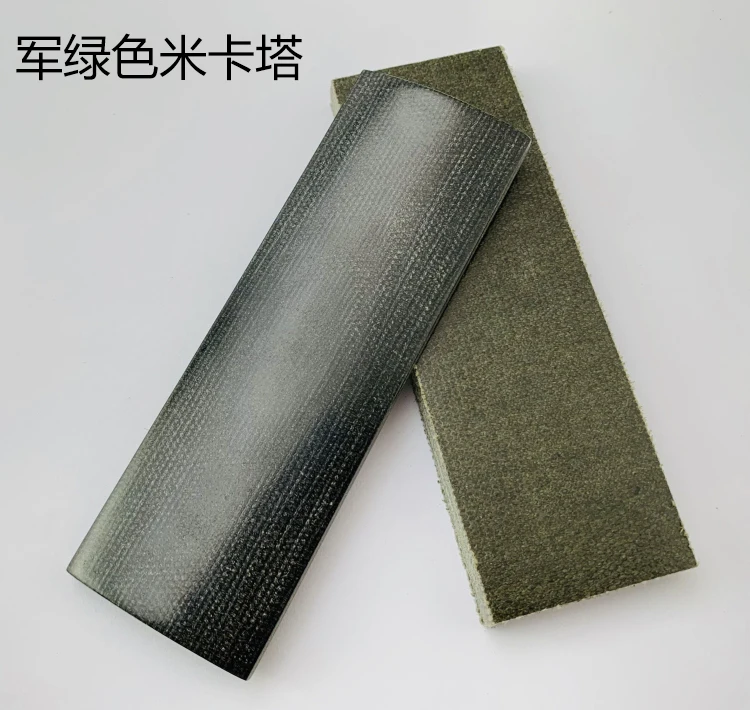 Изготовление ножа хвостовик материал Mikata нож ручка материал DIYSpace доска льняная Нашивка 4 цвета