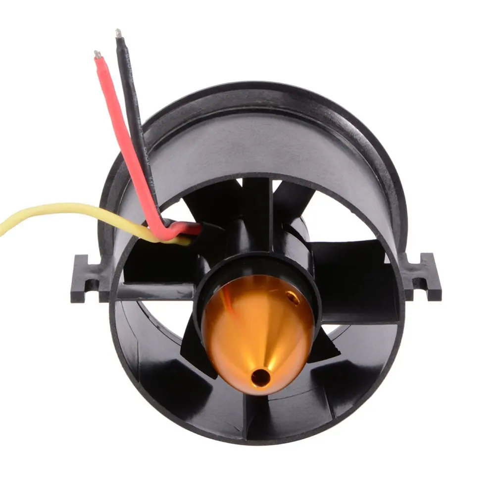 QX двигатель 70 мм EDF Ducted 6 Rotor Fan с QF2822 3000KV бесщеточный внешний мотор баланс