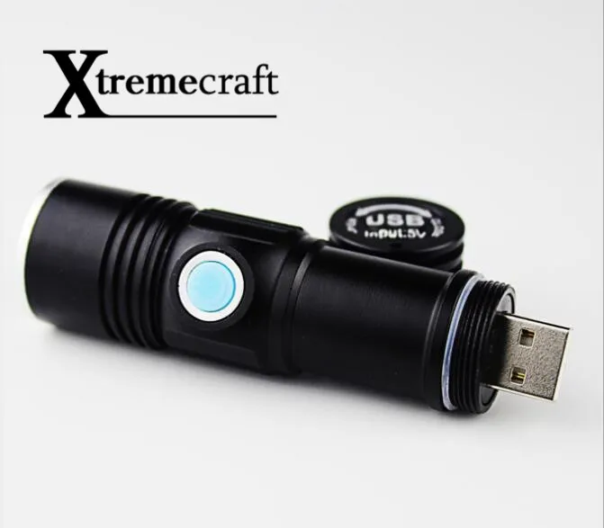 Xtremecплот 3000лм мини USB Перезаряжаемый фонарик портативный новейший портативный открытый яркий уникальный регулируемый светодиодный зум