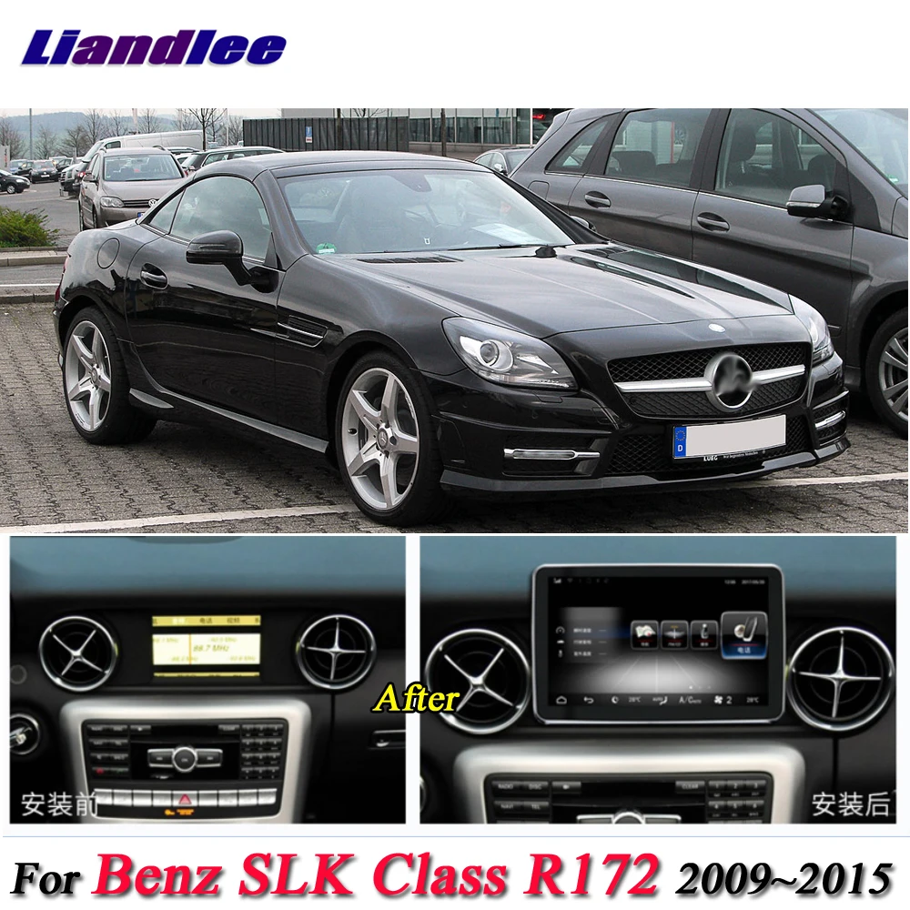 Best Liandlee For Mercedes Benz MB SLK Class R172 Original Car System Radio BT GPS Navi Map Navigation Multimedia No CD DVD Player 10