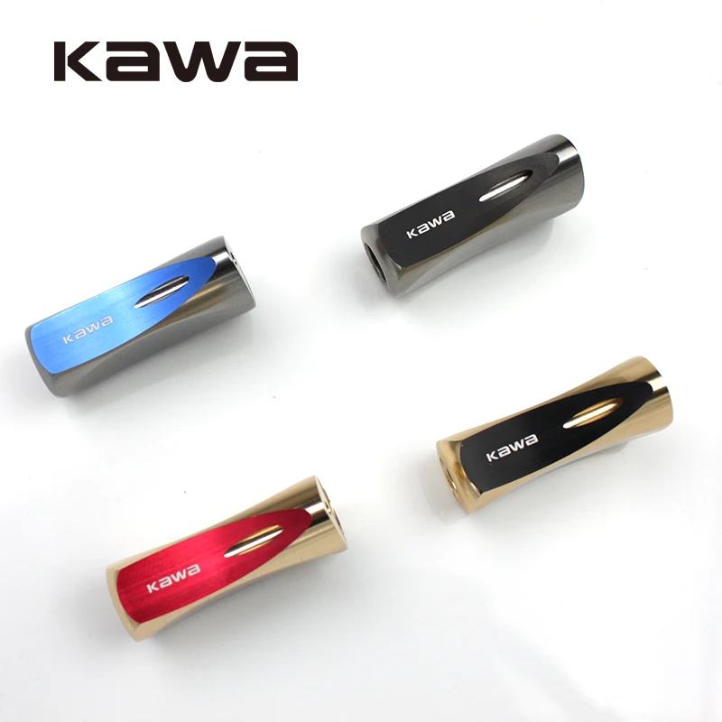 KAWA 2 шт./лот Лидер продаж DIY Рыболовная катушка ручка двойной цвет ручка для Daiwa Shimano Abu катушки рыболовные аксессуары