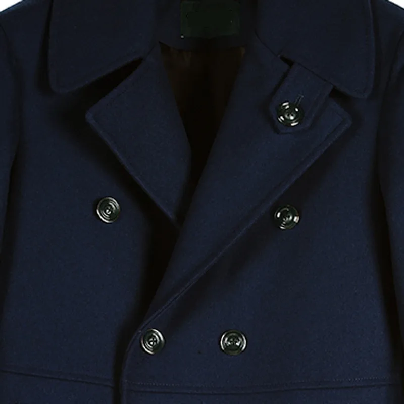Двубортное классическое Мужское пальто осень-зима, повседневное шерстяное пальто, мужской Тренч, пальто 5XL 6XL, мужская одежда