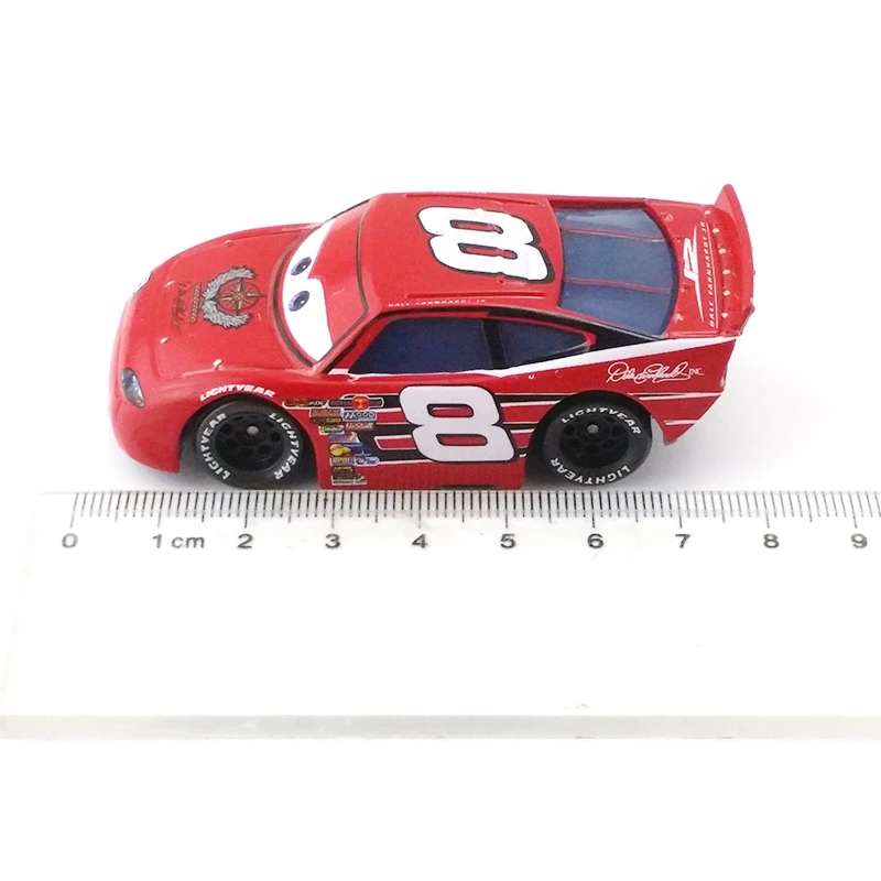 Металлические игрушечные машинки Disney Pixar Cars No.8 Dale Earnhard Jr свободная Фирменная