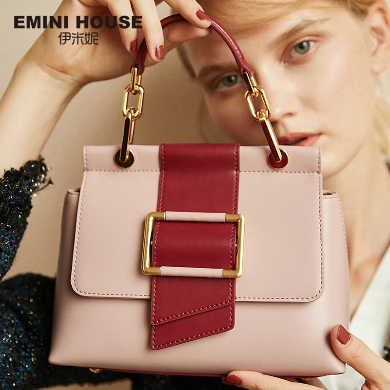 EMINI HOUSE Metal Square Buckle Handbag Luxury Handbags Women Bags Designer Split Leather Crossbody Bags For Women Messenger Bag
EMINI HOUSE Metal Square Buckle Handbag Luxury Handbags Women Bags Designer Split Leather Crossbody Bags For Women Messenger Bag