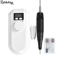 Электрический сверлильный станок для ногтей портативный Перезаряжаемый пилка для ногтей Электрический профессиональный маникюрный Педикюр оборудование для дизайна ногтей