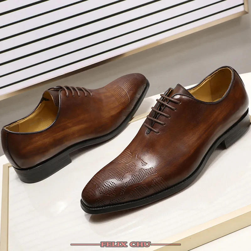 Мужские кожаные туфли ручной работы на шнуровке с острым носком; Роскошные коричневые мужские туфли в деловом и деловом стиле; мужские кожаные туфли-оксфорды