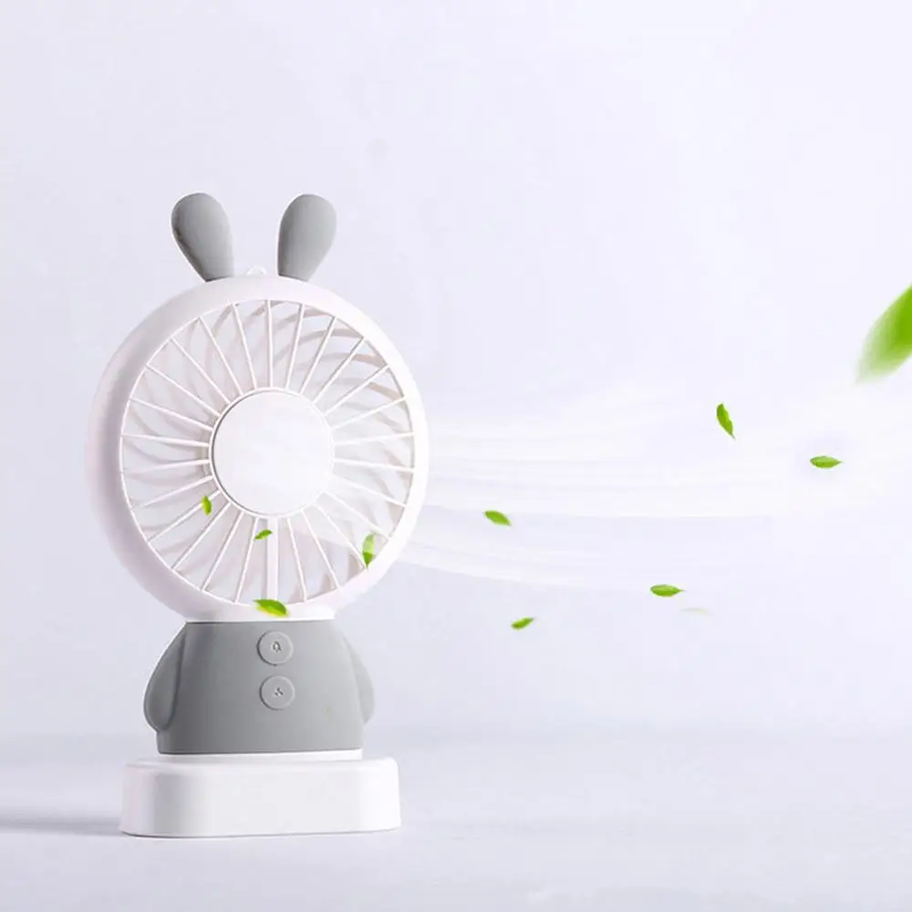 

Colorful LED Light Bear/Rabbit Portable Cooling Fan Summer Table Stand Cooler