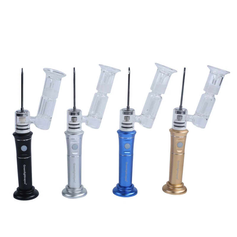 

Greenlightvapes G9 Henail Plus Wax Pen Dab Kit 2500mAh battery Replaceable Power Head Starter Kit Ceramic/Titanium/Quartz coil