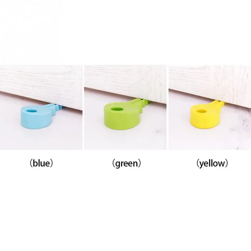 1 PCS Cute Cartoon Wedges Jam Block Holder door stopper Silicon Doorstop safety for baby Home
