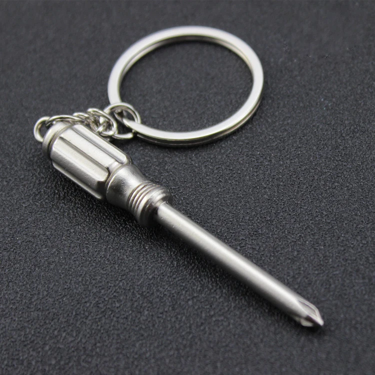 

Functionality Mini Screwdriver Keychain Monkey Screw Driver Keyring Creative Gift for Man