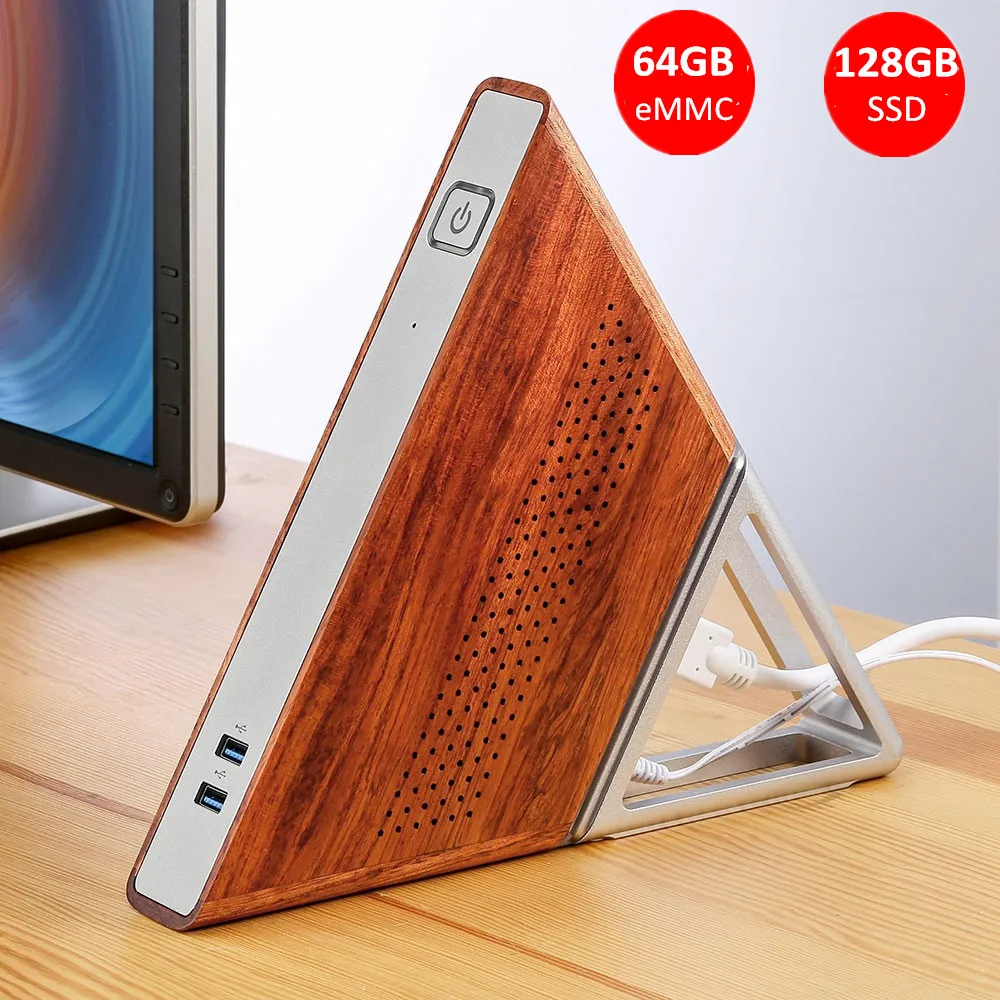 

Acute Angle AA-B4 Mini PC Intel Intel Apollo Lake N3450 8GB RAM 64GB EMMC+128GB SSD Wifi Bluetooth 1000M LAN All In One Pc