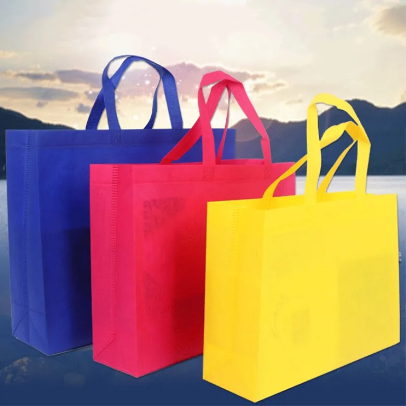 

eTya 1PCNon-woven Women Shopping Bags Reusable Large Capacity Canvas Travel Storage Bags Durable Female Handbag Tote Shopper Bag