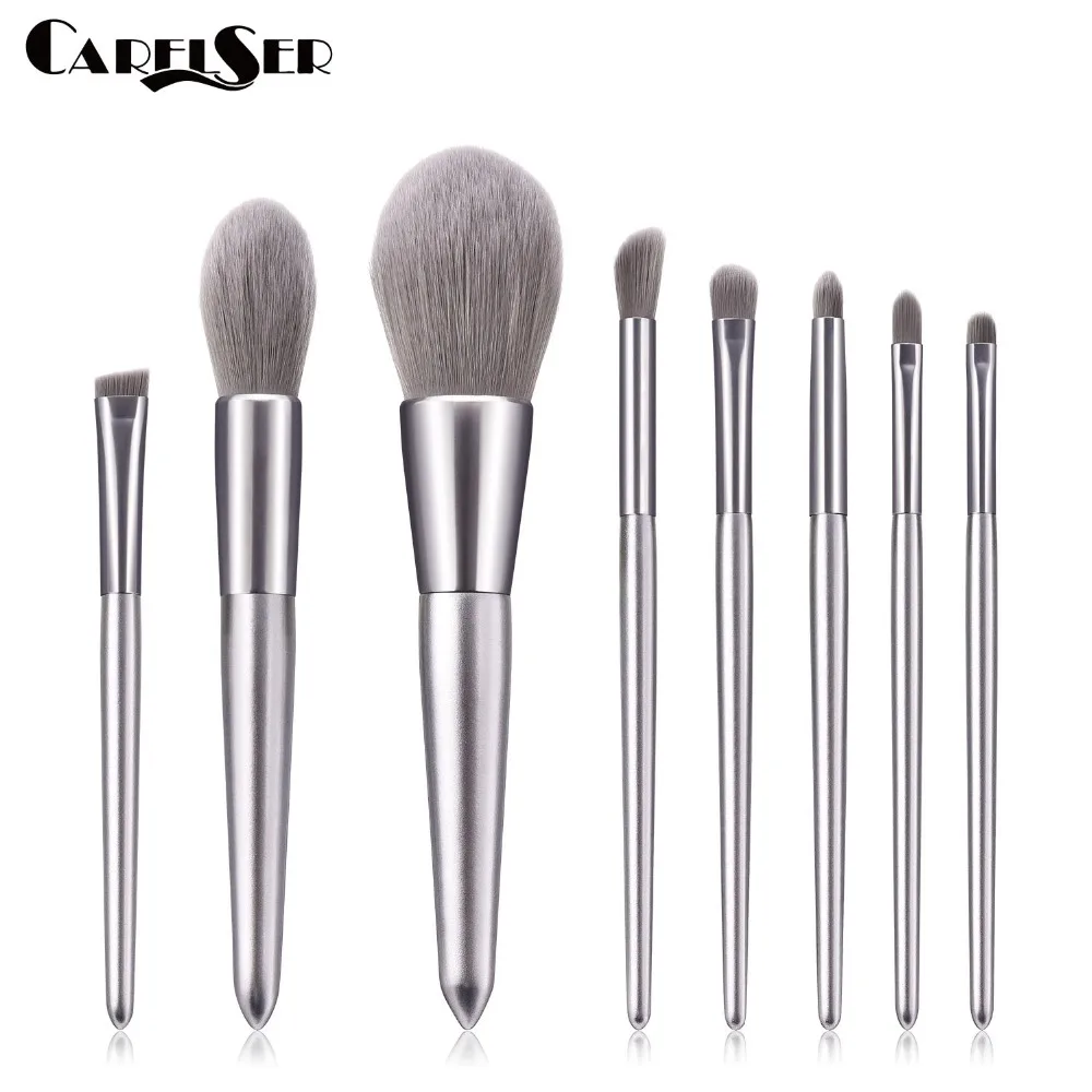

Professional 8 Pcs Beauty Makeup Brushes Set Cosmetic Powder Eye Shadow Foundation Blush Eye Shadow Lip Refined Make Up Brushes