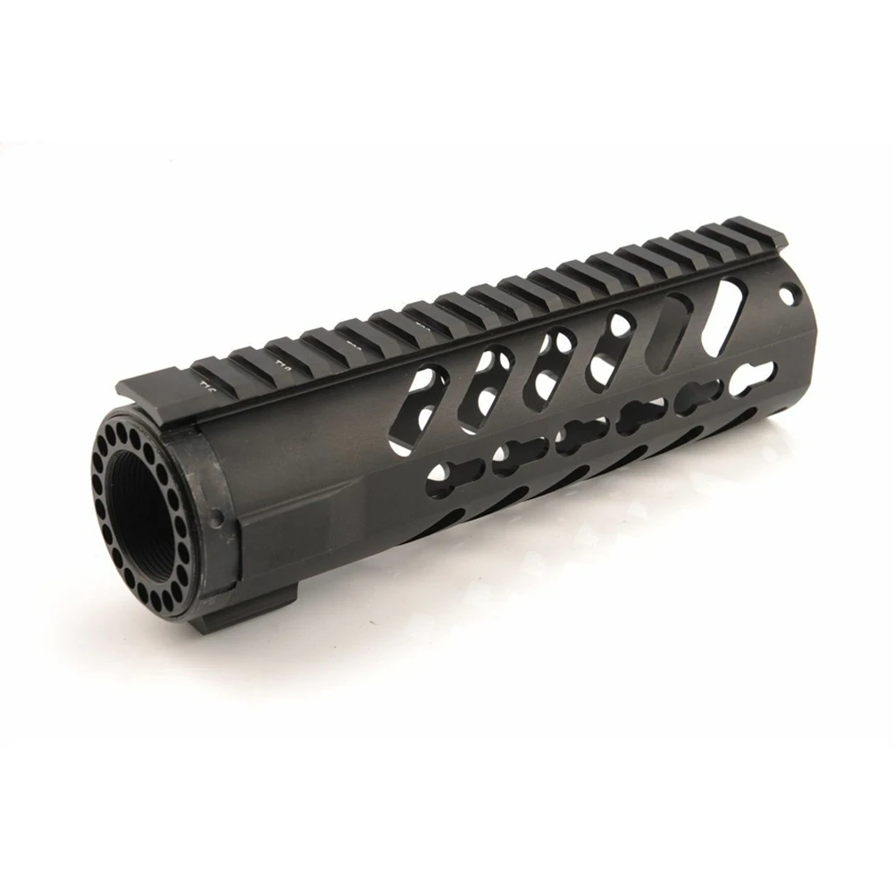 223 5,56 мм Модульная 7 дюймов Float Quad Rail KEYMOD ствольная накладка Пикатинни Крепление с гайкой для охотничьего ружья