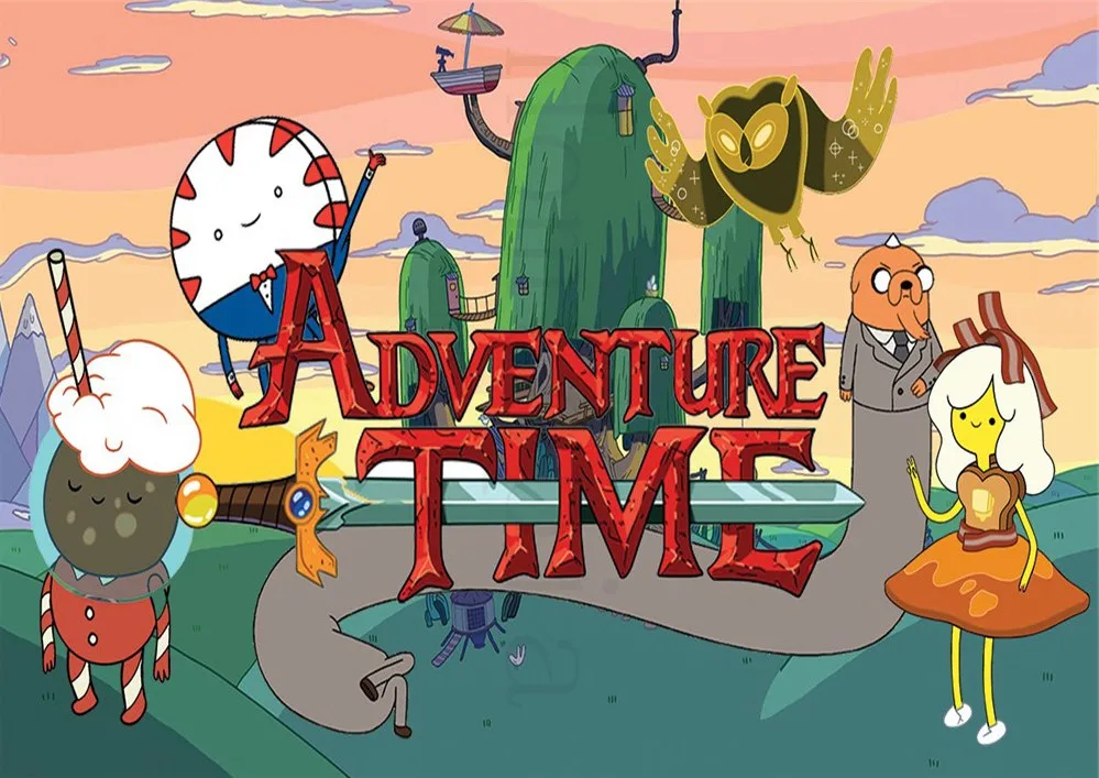 Adventure Time постеры, Мультяшные настенные наклейки, белая бумага с покрытием, принты для украшения дома, гостиной, спальни, бара, домашнего искусства, бренд