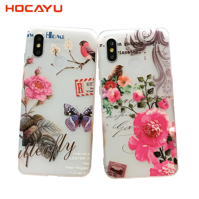 HOCAYU Cheap Soft Telephone Case for Xiaomi Anti-knock Transparent TPU Smartphone Redmi Note 5 Fitted Drop Shipping |