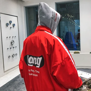 

Constellation 2018 Spring New Pattern Hong Kong Style Jacket Unlined Upper Garment Male Even Hat Can Shirk Responsibility