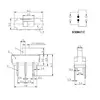 20Pcs MSS22D18 MINI Miniature DIP Slide Switch 2P2T 6Pin Handle high 2mm For DVD Switch ► Photo 2/2