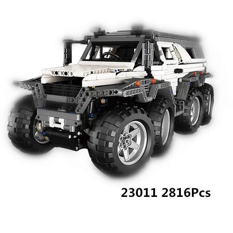

23011 Technic Avtoros Shaman 8x8 Building With Electric Motors Battery Functions Blocks Compatible With Lego MOC-5360