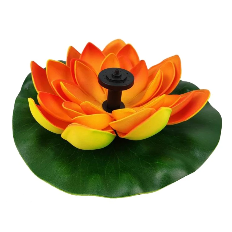 

Solar Lotus Fountain Lotus Flower Fountain Garden Fountain Pond Solar Fountain Water Pump Courtyard Landscape Colors