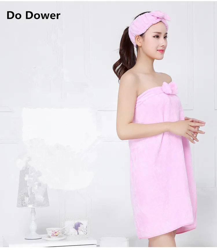 New Bath Towel Fashion Lady Girl Wearable Fast Drying Magic Bath Towel