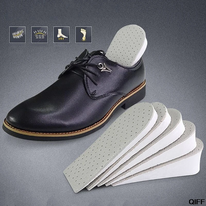 

Heightening Insole Invisible Comfortable Heighten Insert Cushion Pads 1/1.5/2cm Faux Leather EVA Lifting Insole
