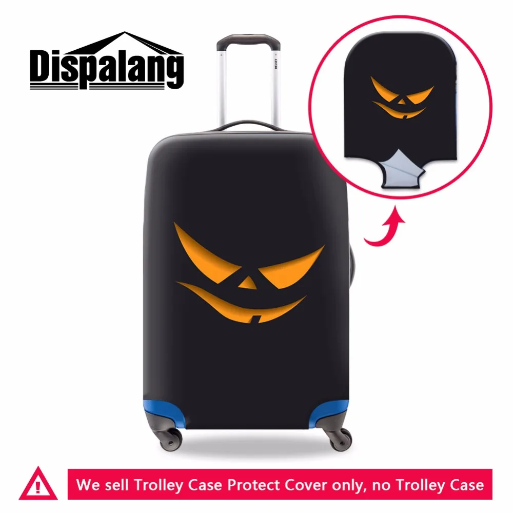 Dispalang Хэллоуин настроить путешествия чемодан защитный чехол тележка чемодан багаж крышка костюм для 18-30 дюймов чехол сумка крышка