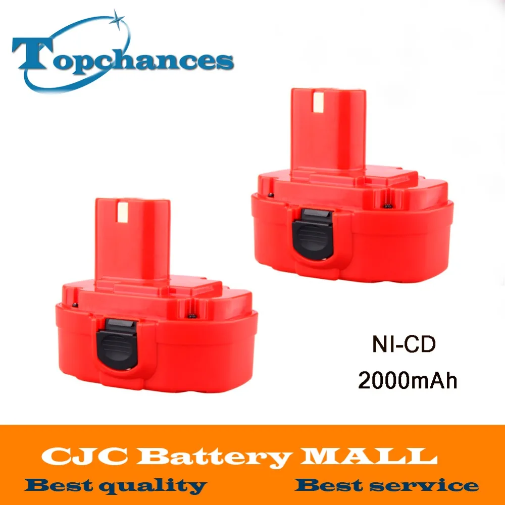 

2PCS 12V 2000mAh Battery for MAKITA 1222 192598-2 8414DWFE DA312D ML120 ML122 ML124 UB120D UB121D UC120D UC170D VR250D