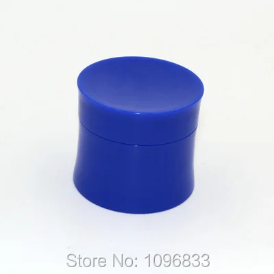Download 50G Blue Cosmetic Jars Tight Waist Shape, Plastic Packing ... Yellowimages Mockups