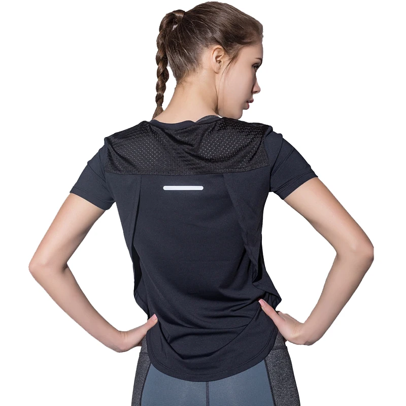 

Sportswear Woman Fitness Clothing Running Yoga Shirt Short Sleeve Quick-drying Gym Tops Seamless Summer Clothes Yoga Tops Women