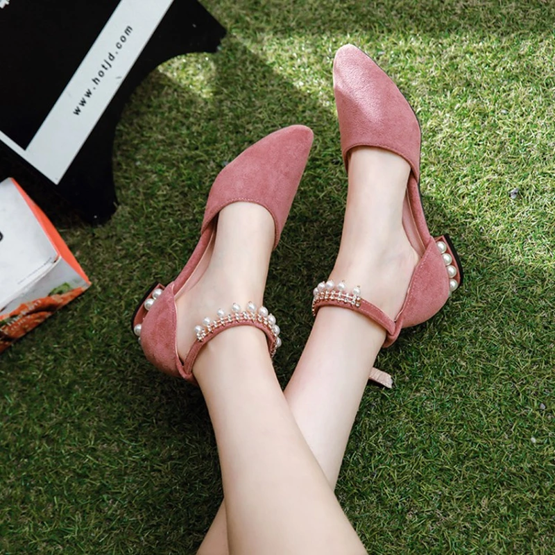 BLXQPYT sandalias mujer Для женщин летние сандалии Med каблуки sapato feminino Свадебные вечерние туфли женщина размер 31–45 7696-5