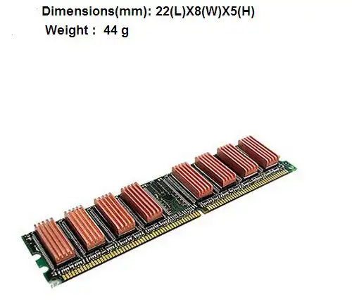 2 Pack Adhesive Back Copper Heatsink For GPU DDR2 DDR3 RAM Memory Chip Cooling