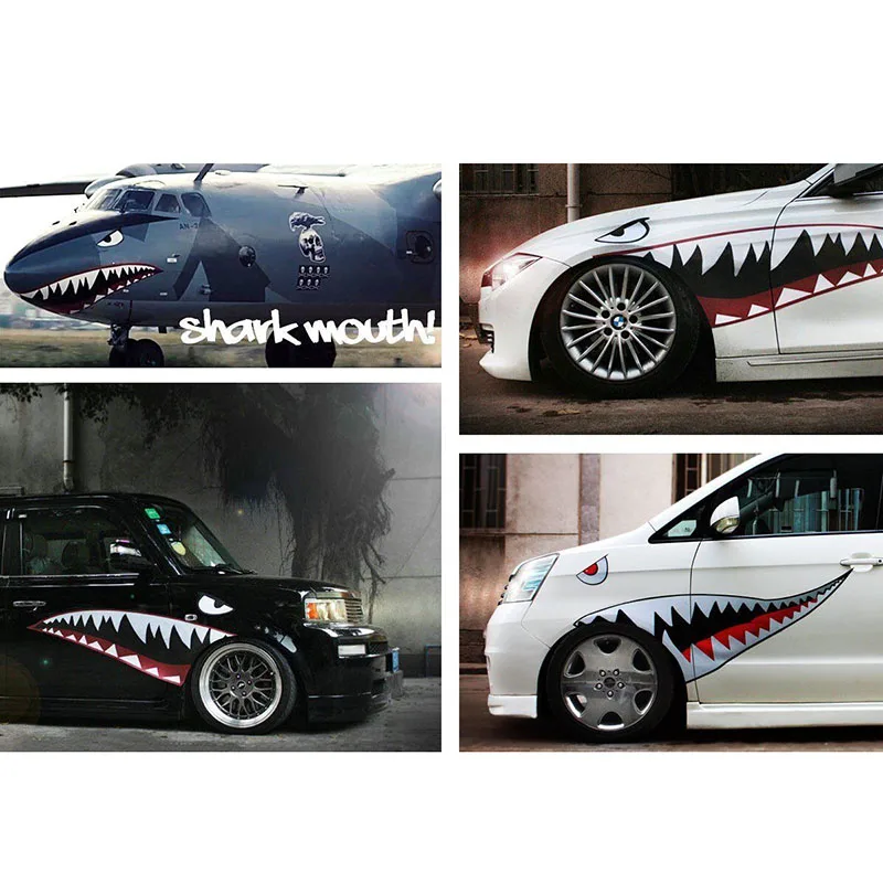 

DIY Shark Mouth Tooth Teeth Graphics PVC Car Sticker Decal for Car Waterproof