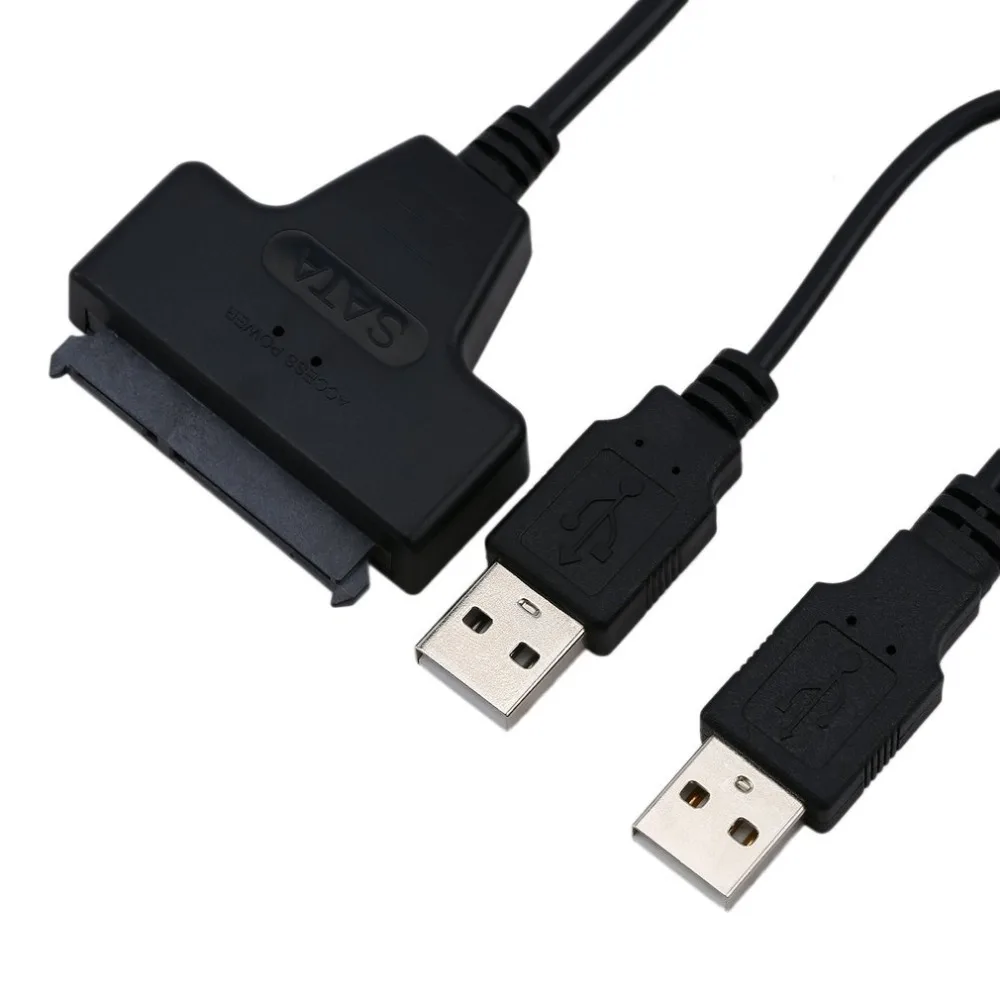 

2018 USB2.0 to SATA 22Pin USB2.0 Adapter Cable For 2.5" HDD Laptop Hard Disk Drive SATA Hard Drive Cable Connector